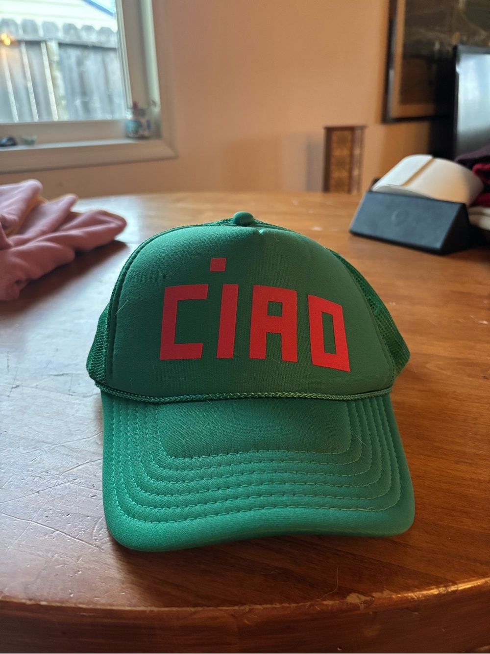 Clare V CIAO Trucker Hat